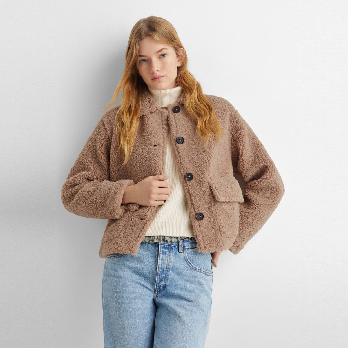 MANGO TEEN - Abrigo Borreguito Niña Mango Teen