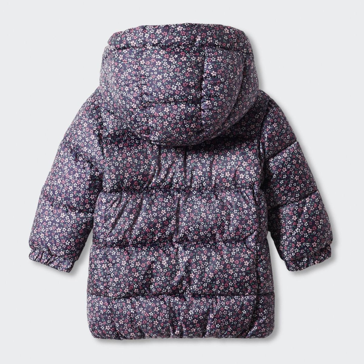 MANGO KIDS - Parka Acolchado Interior Borreguito Bebé Niña Mango Kids