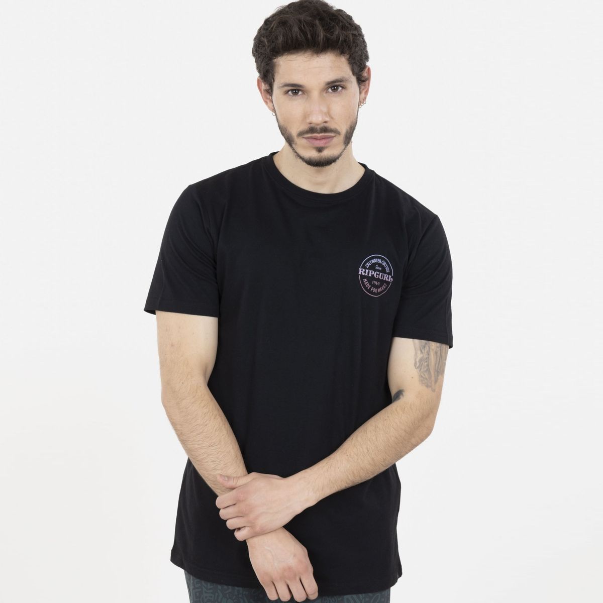 RIP CURL - Polera Manga Corta Algodón Hombre Rip Curl