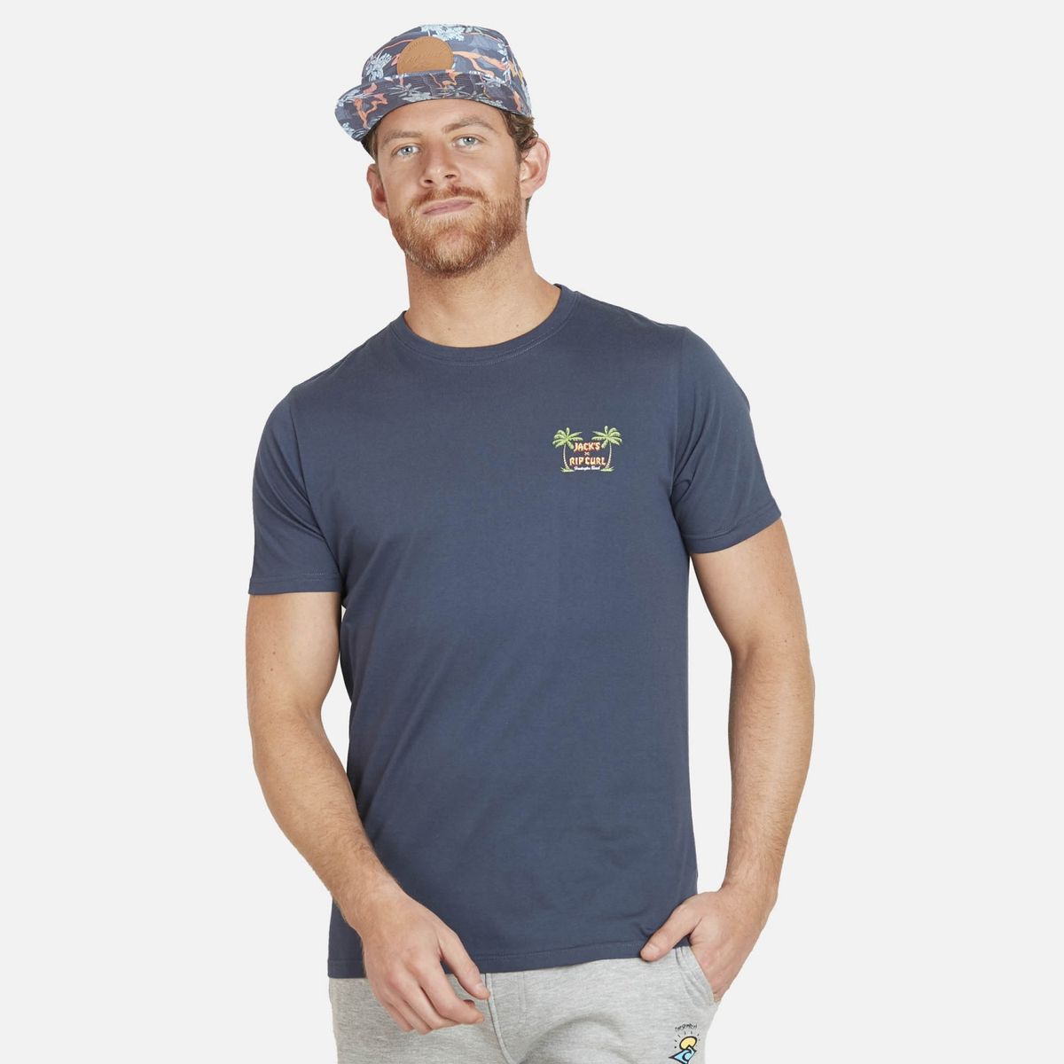 RIP CURL - Polera Manga Corta Algodón Hombre Rip Curl