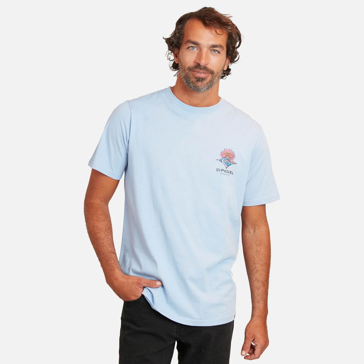 RIP CURL - Polera Manga Corta Algodón Hombre Rip Curl