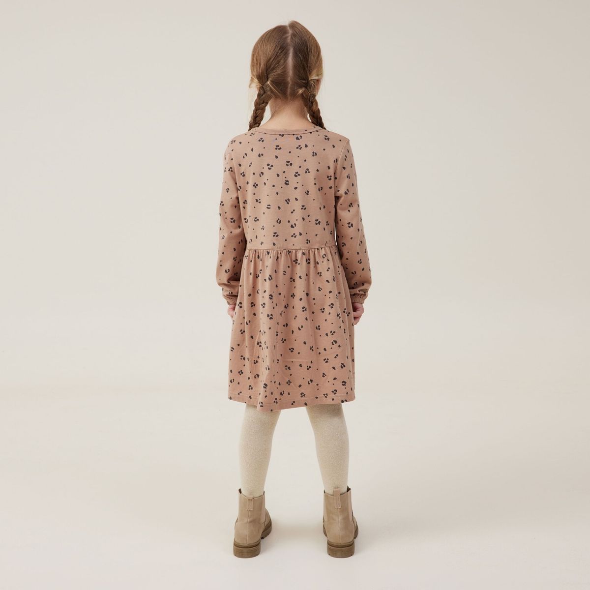 COTTON ON - Vestido Manga Larga Algodón Niña Cotton On