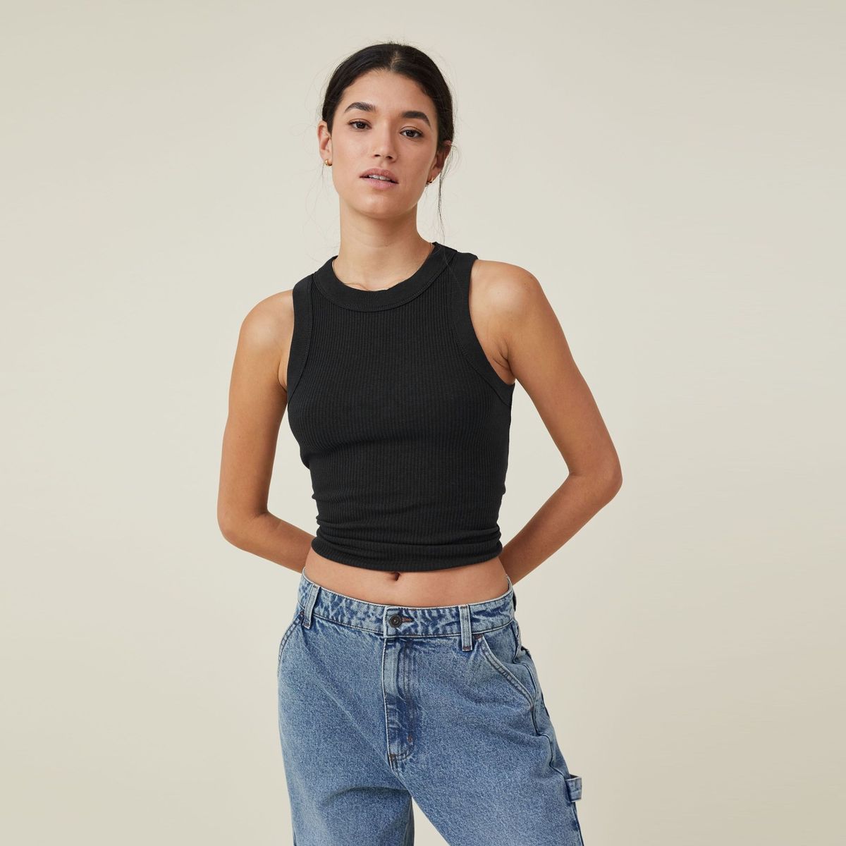 COTTON ON - Polera Sin Mangas Algodón Mujer Cotton On