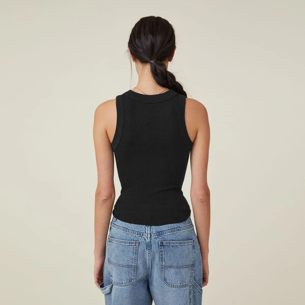 COTTON ON - Polera Sin Mangas Algodón Mujer Cotton On