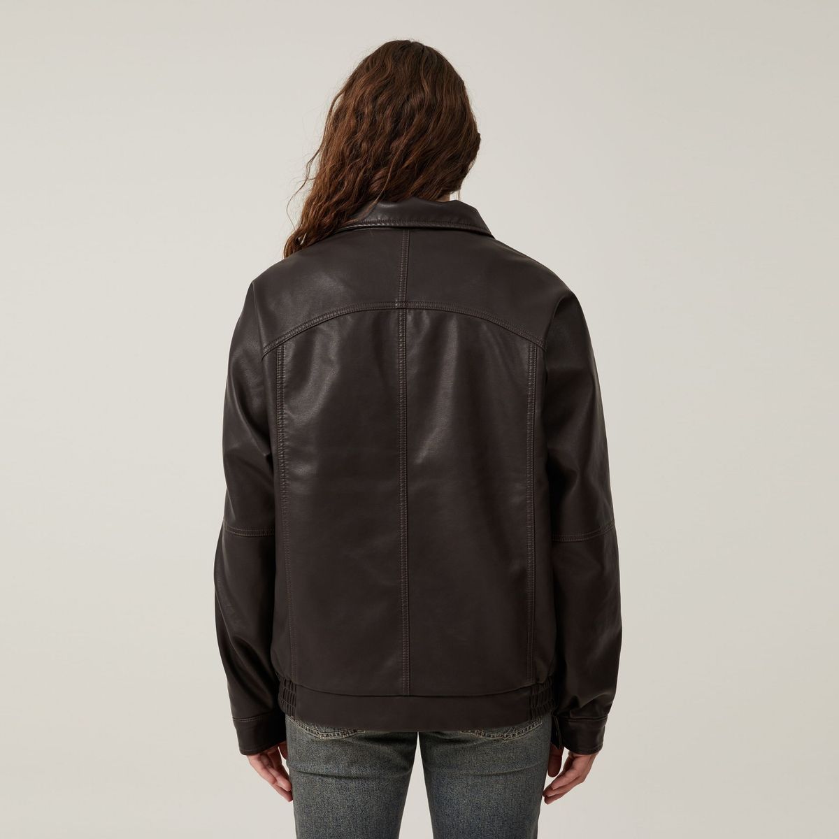 COTTON ON - Bomber Jacket Pu Mujer Cotton On
