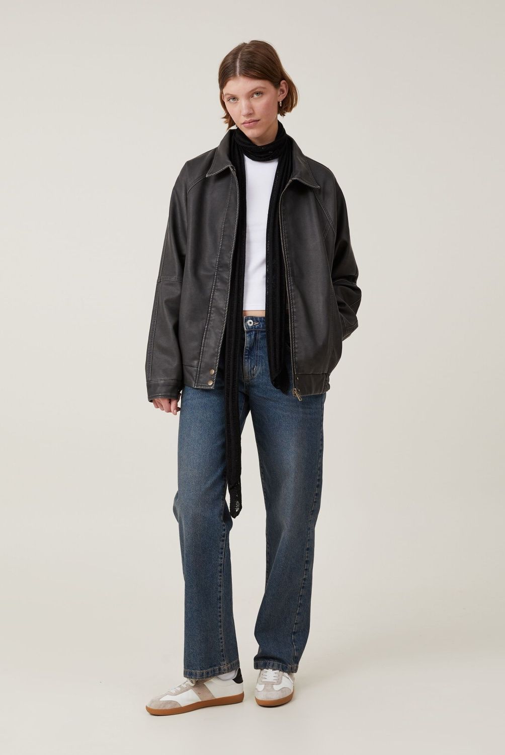 COTTON ON - Bomber Jacket Pu Mujer Cotton On