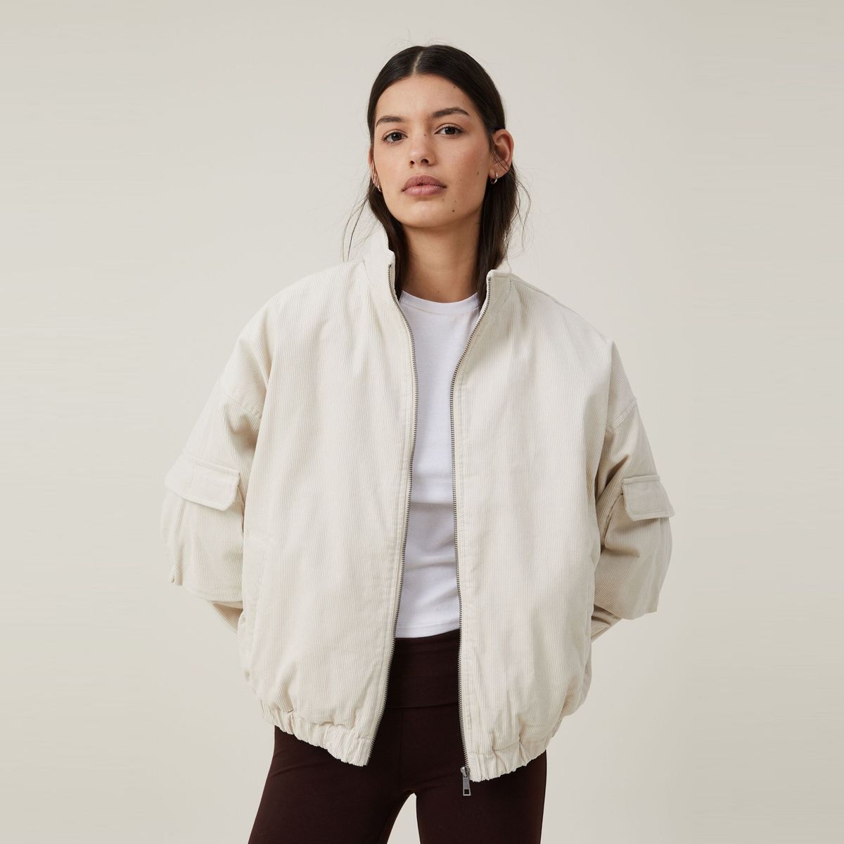 COTTON ON - Bomber Algodón Mujer Cotton On