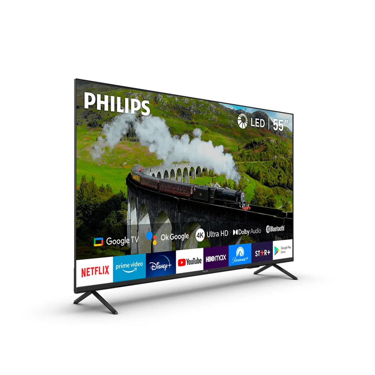 PHILIPS - LED Smart TV 55" 55PUD7408 4K Ultra HD Philips