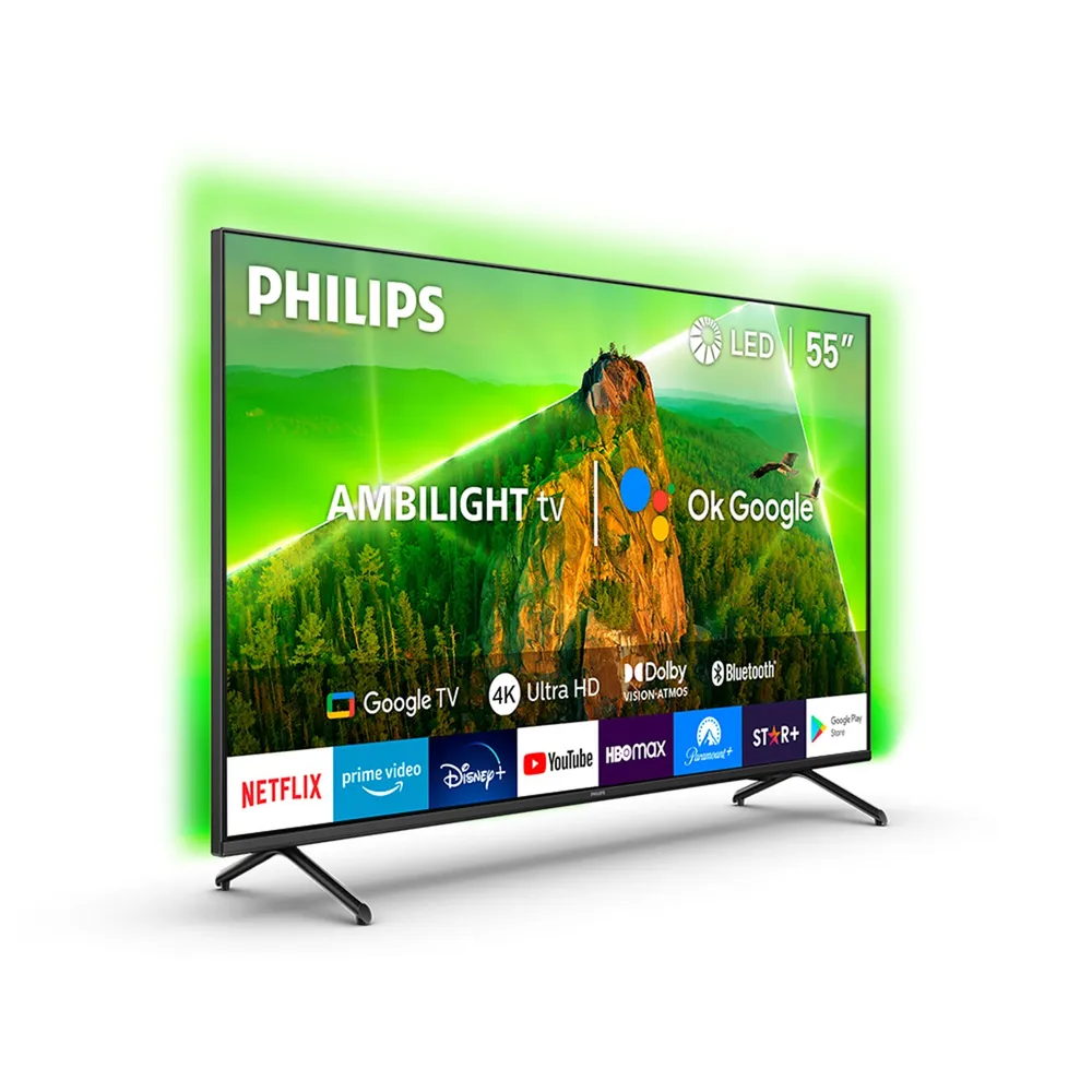 Ambilight TV 55" LED 4K UHD 55PUD7908, foto 3