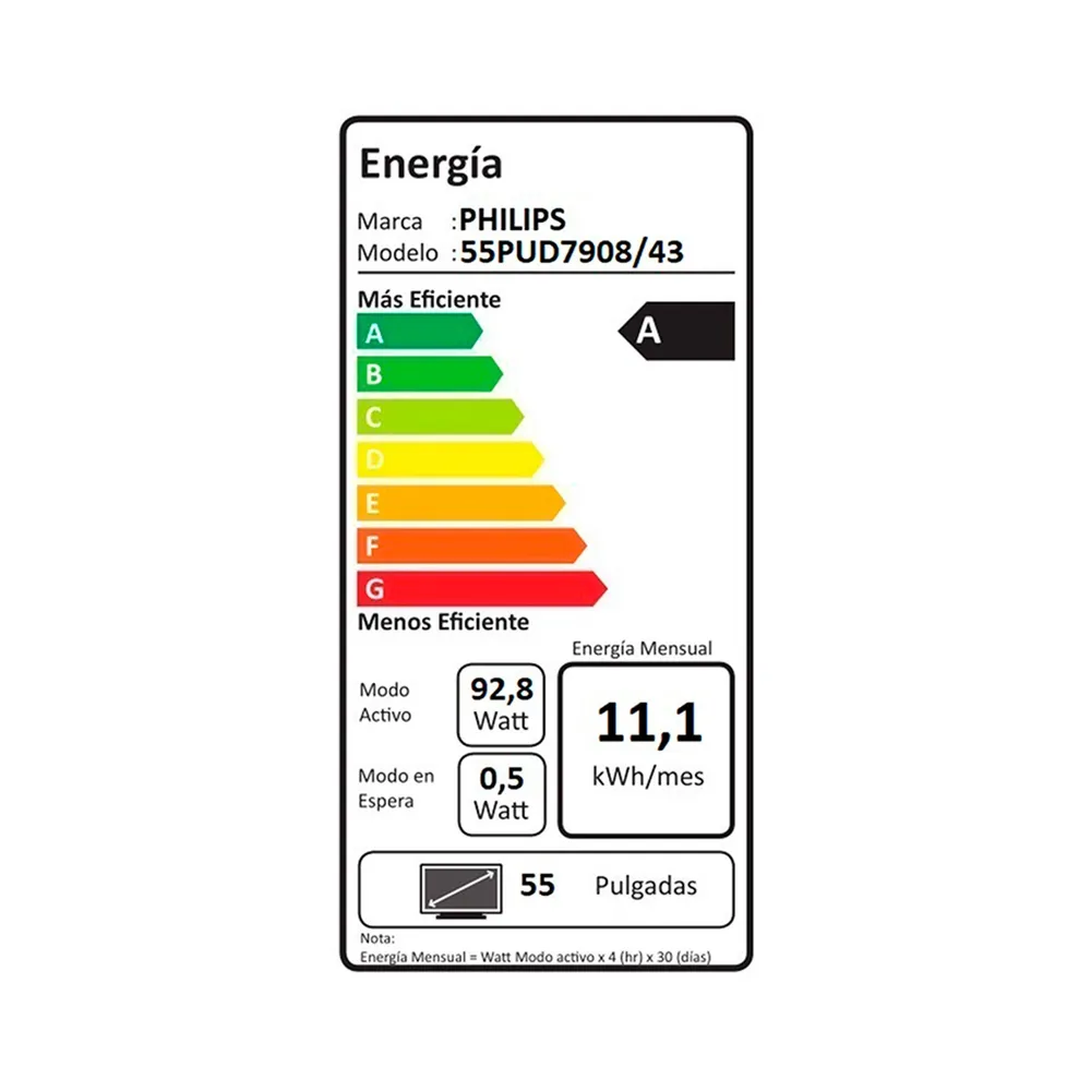 Ambilight TV 55" LED 4K UHD 55PUD7908, foto 9
