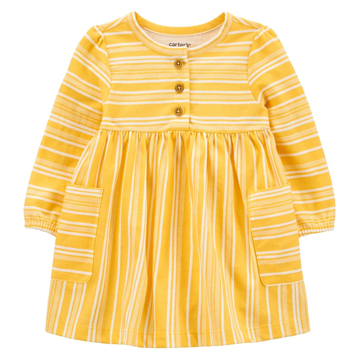 CARTER'S - Vestido Algodón Con Cubre Pañal Bebé Niña Carter's