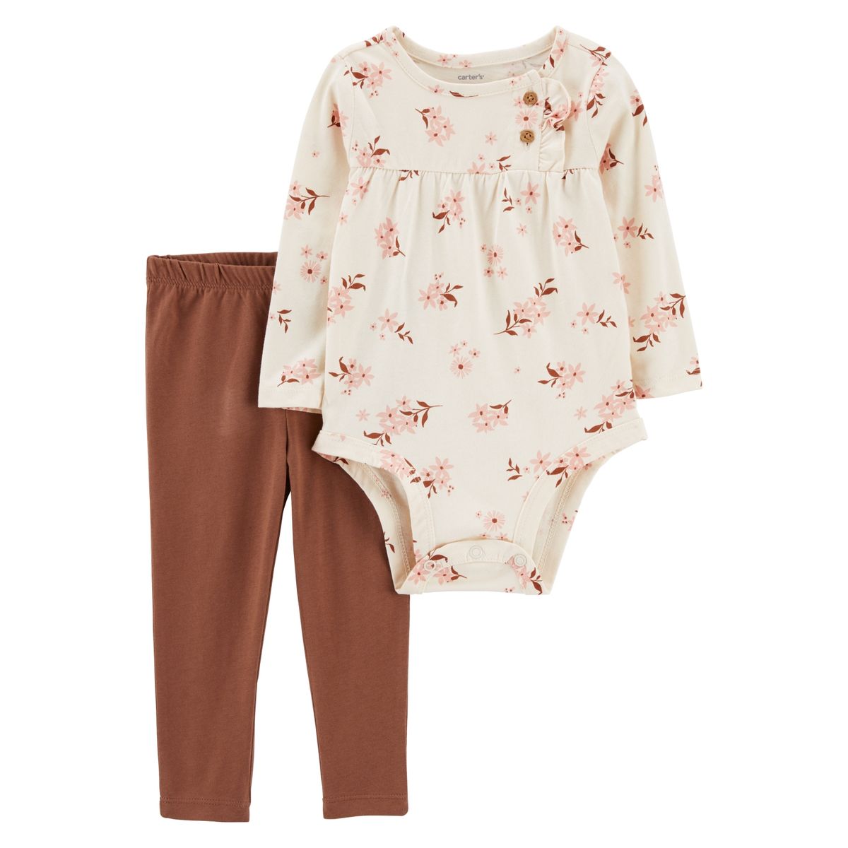 CARTER'S - Conjunto 2 Piezas Body Y Calza Bebé Niña Carter's