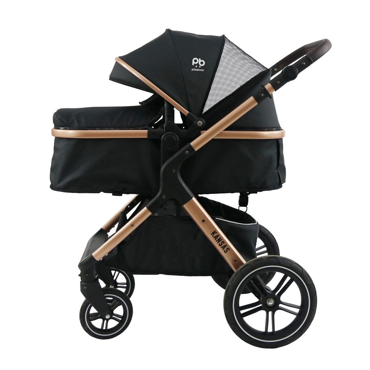 PIKABOO - Coche TS Kansas Negro Pikaboo