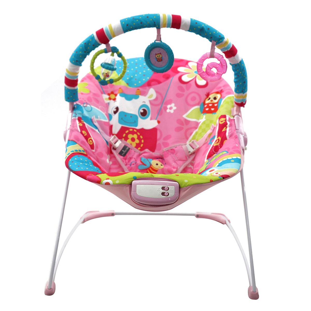 PIKABOO - Silla Nido Bouncer Rosa Pikaboo