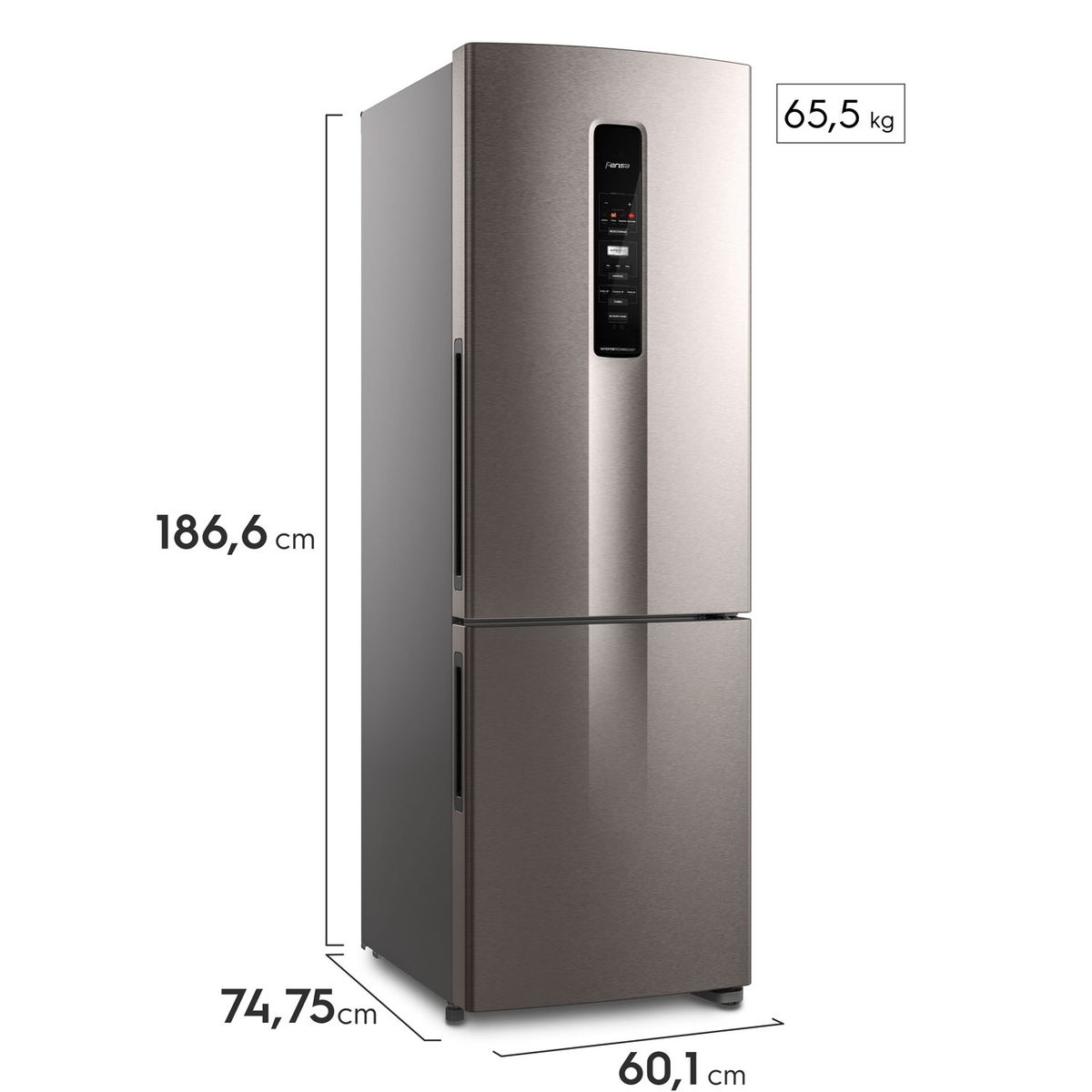FENSA - Refrigerador Bottom Freezer 400 Litros No Frost IB45S Fensa