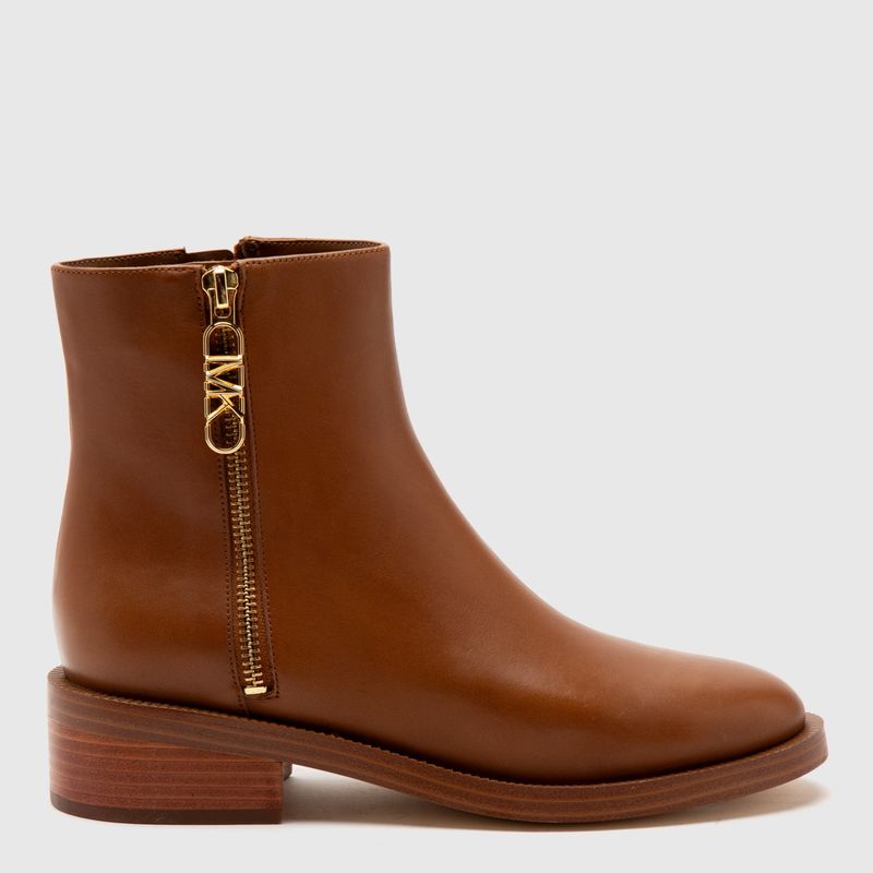 MICHAEL KORS - Botín Mujer Cuero Café Michael Kors