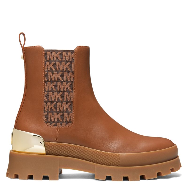 MICHAEL KORS - Botín Mujer Cuero Café Michael Kors
