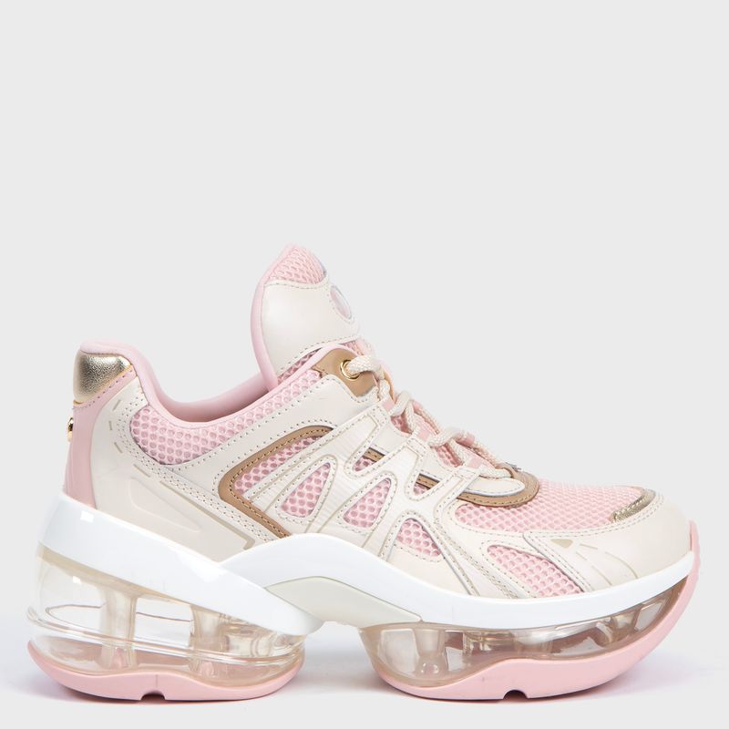MICHAEL KORS - Zapatilla Urbana Mujer Cuero Rosado Michael Kors