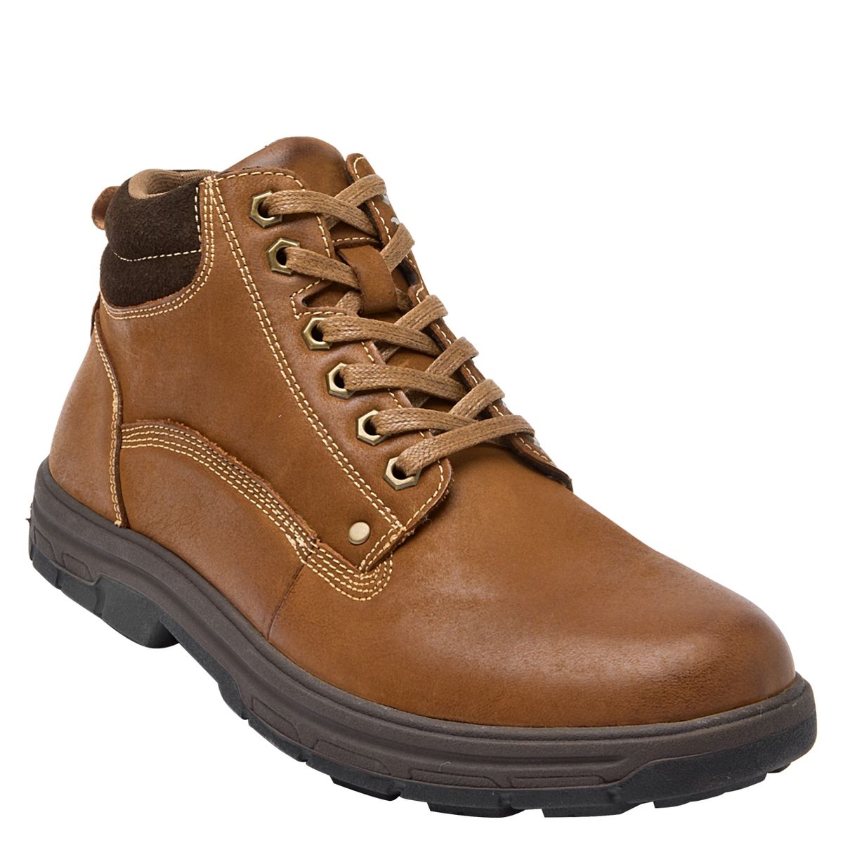 PLUMA - Botín Hombre Cuero Café Pluma