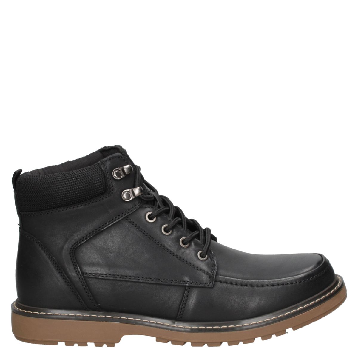 PLUMA - Botín Hombre Cuero Negro Pluma