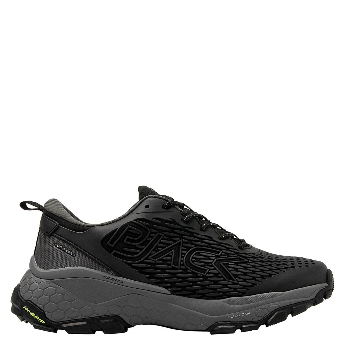 PJACK - Zapatilla Trail Running Hombre Negro Pjack