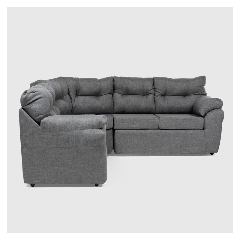 JDO & DESIGN - Modular Paris 5 Cuerpos Tela Gris Mica