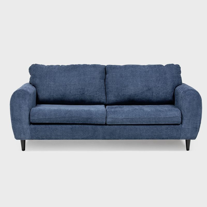 JDO & DESIGN - Sofa 3 Cuerpos Lean Tela Azul Mica