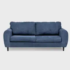 JDO & DESIGN - Sofa 3 Cuerpos Lean Tela Azul Mica