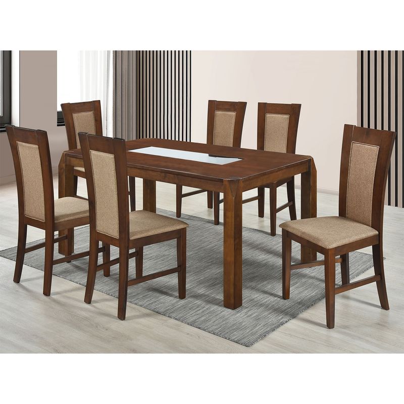 MICA - Juego de Comedor Bali + 6 Sillas Mica