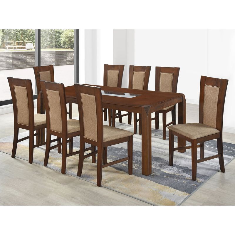 MICA - Juego de Comedor Bali + 8 Sillas Mica