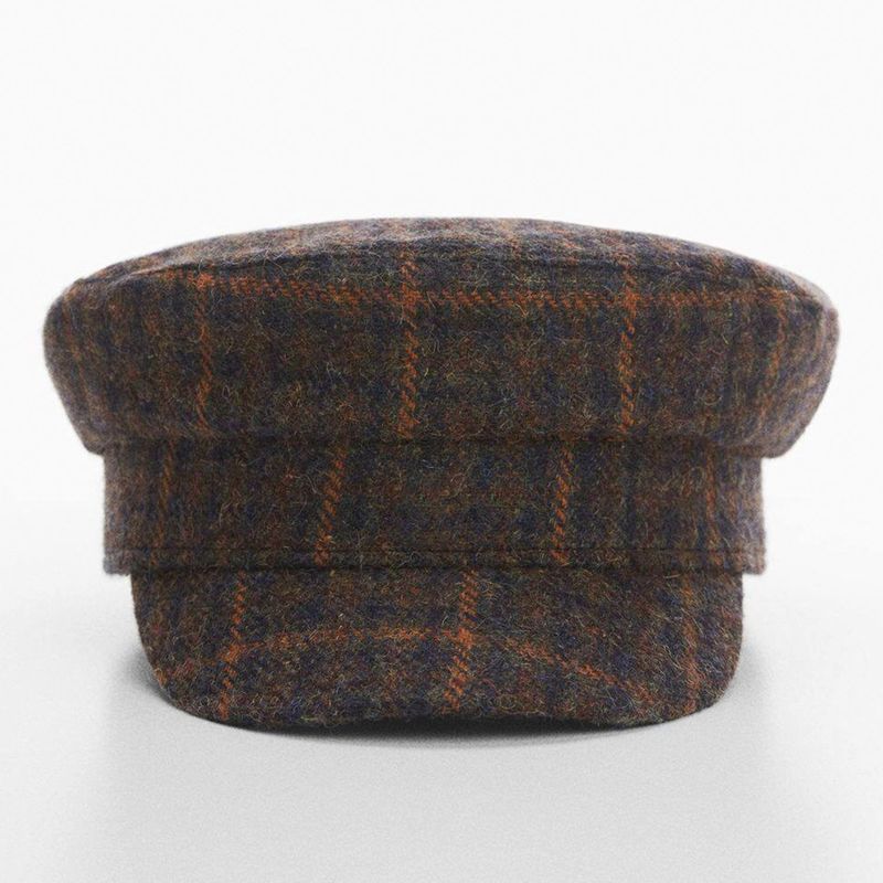 MANGO - Gorra Lana Visera Mujer Mango