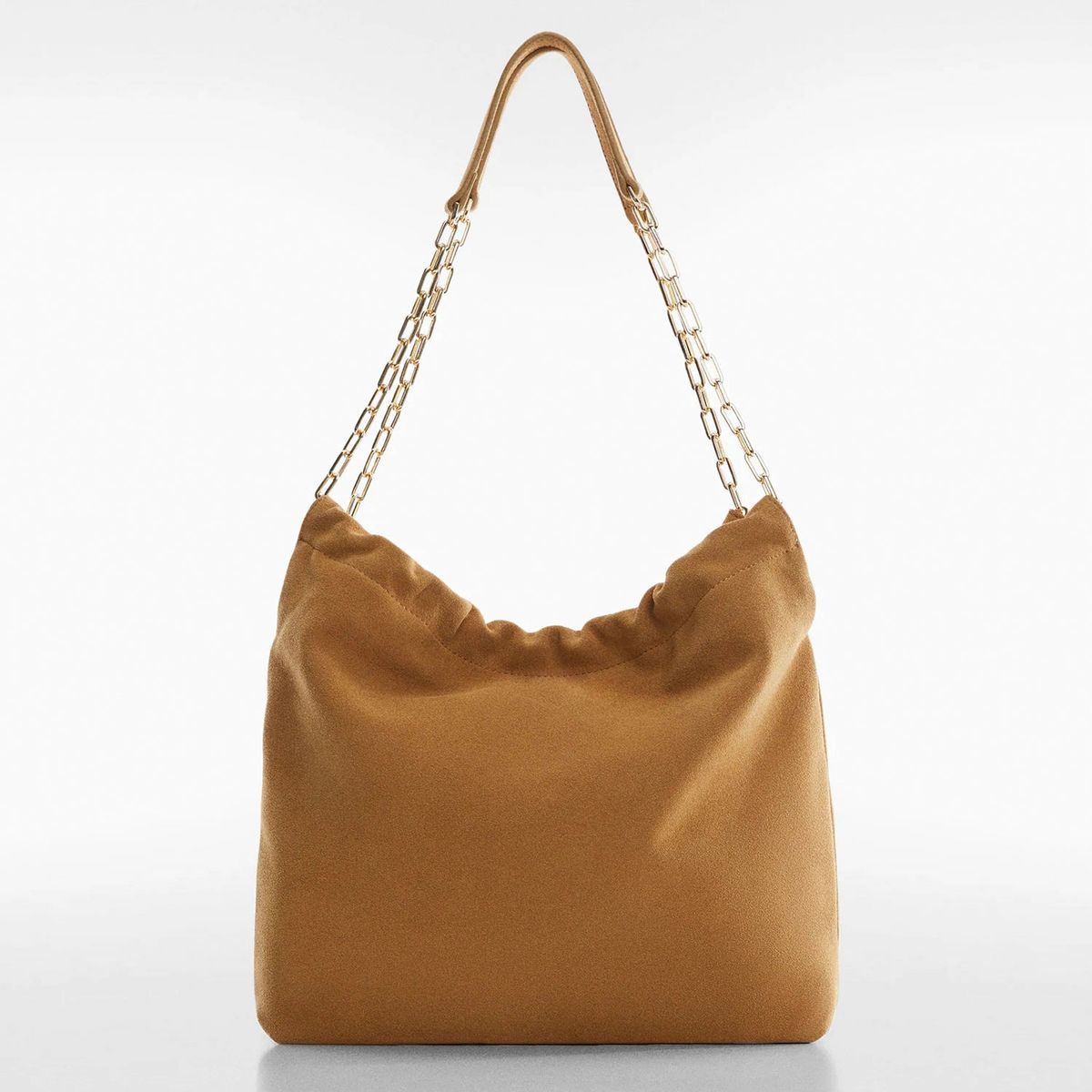 MANGO - Bolso Piel Cadena Mujer Mango