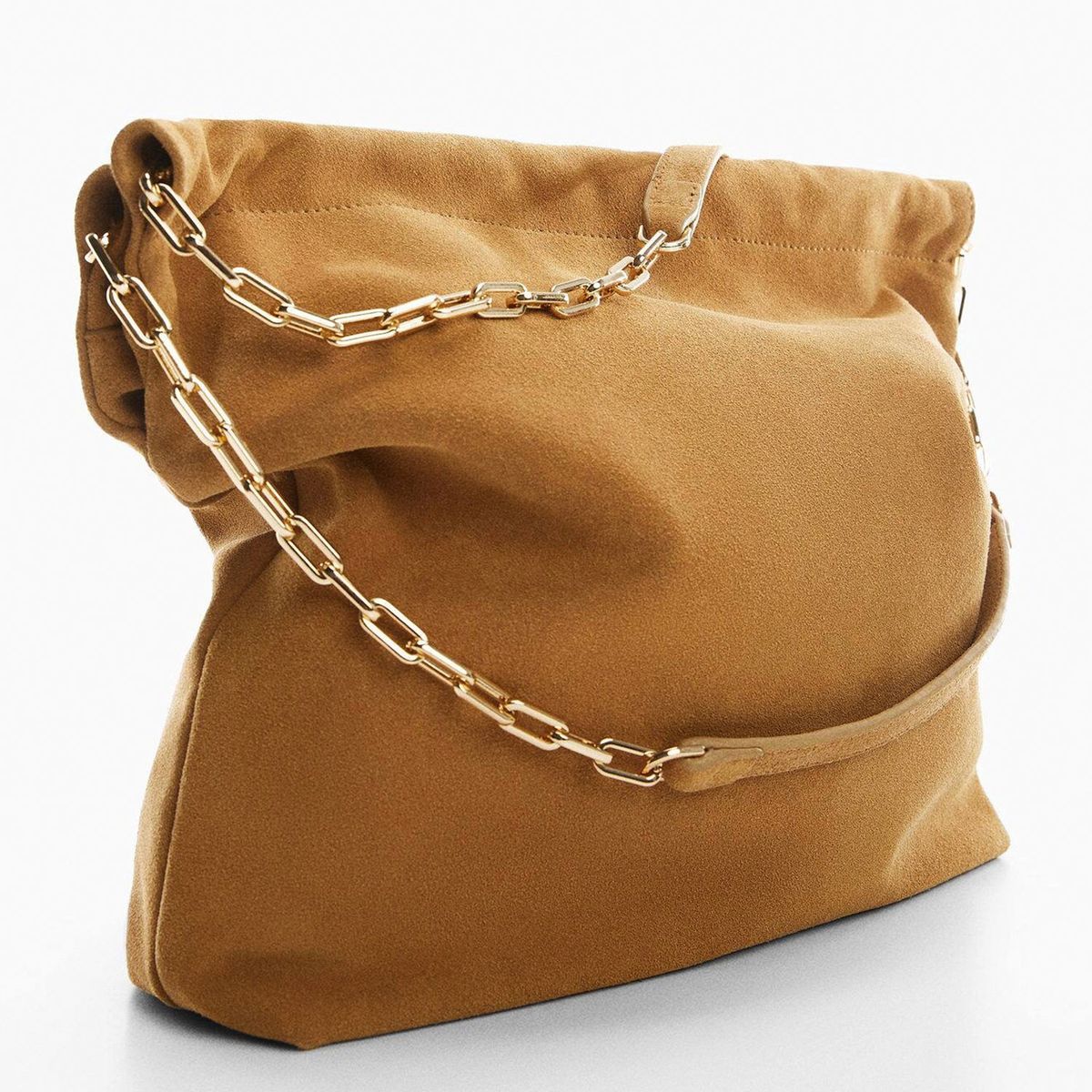 MANGO - Bolso Piel Cadena Mujer Mango