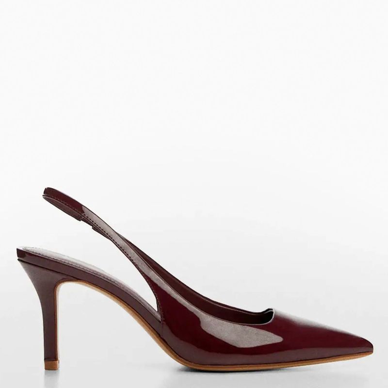 MANGO - Ballerina Mujer Rojo  Mango