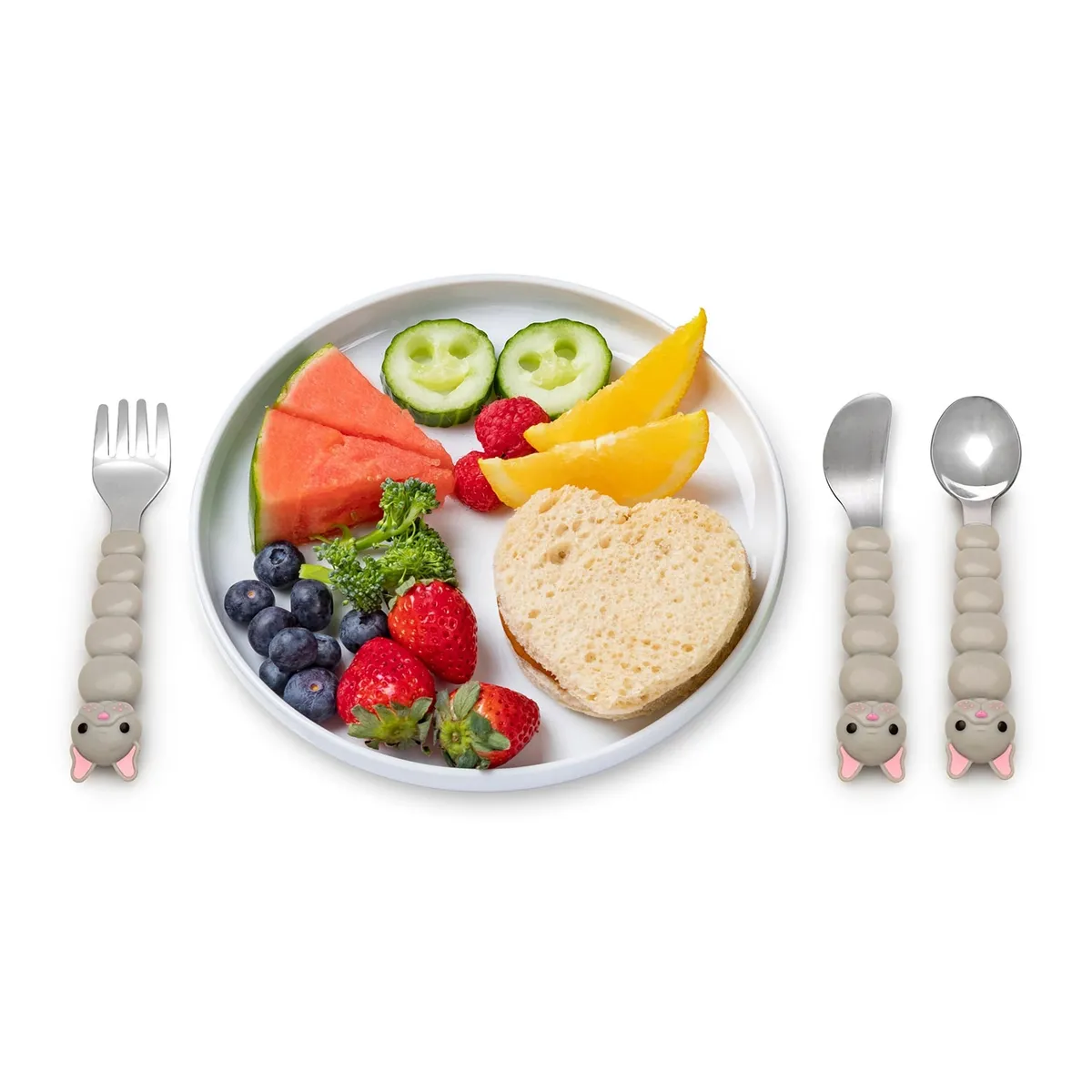 MELII - Set De 6 Cubiertos Gato y Bulldog Melii