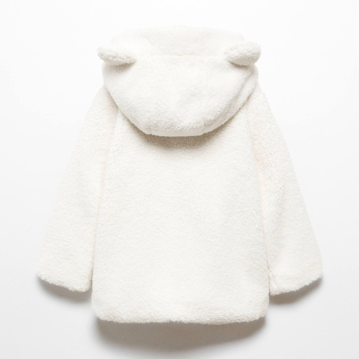 MANGO KIDS - Abrigo Pelo Capucha Bebé Niña Mango Kids