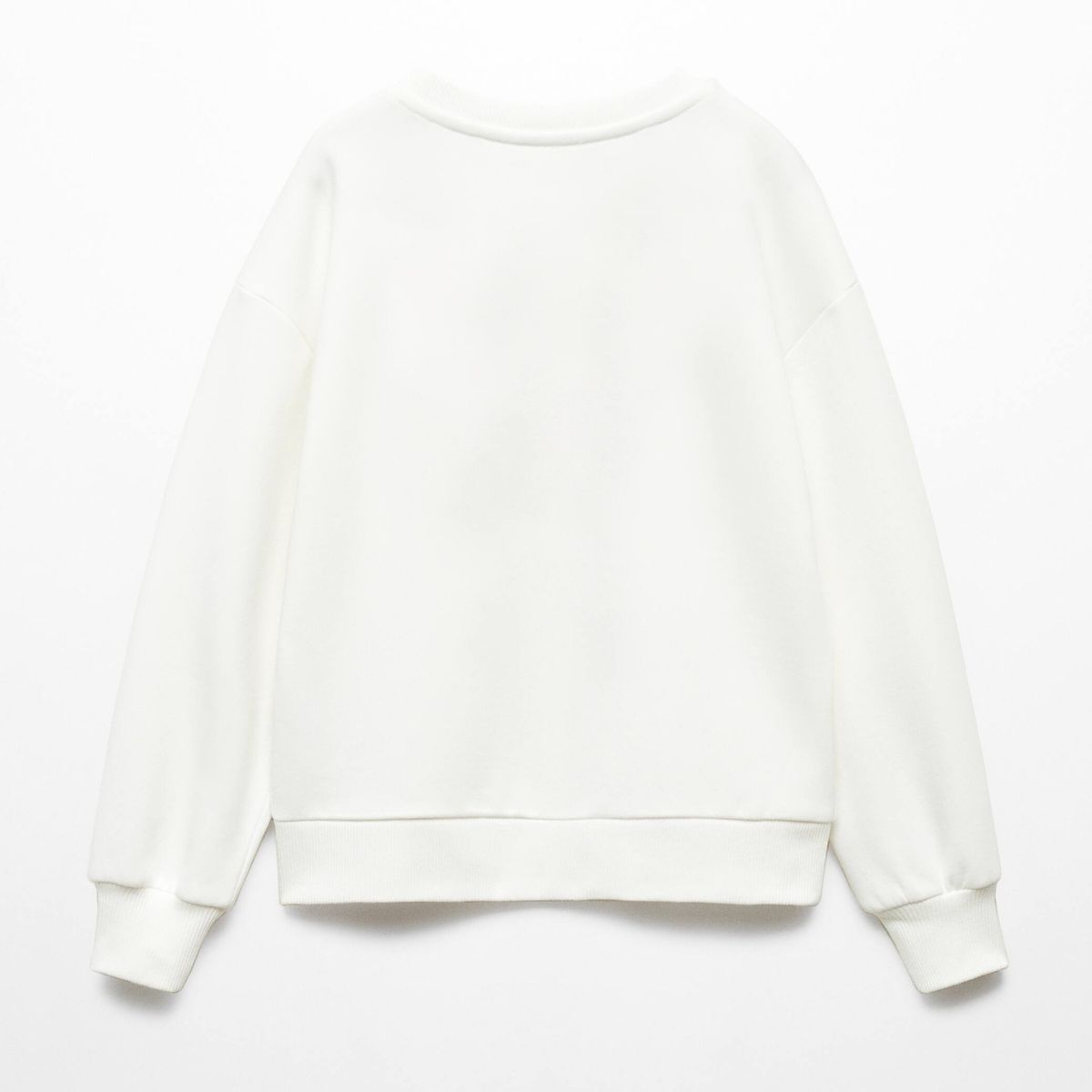 MANGO KIDS - Polerón Mensaje Bordado Niña Mango Kids