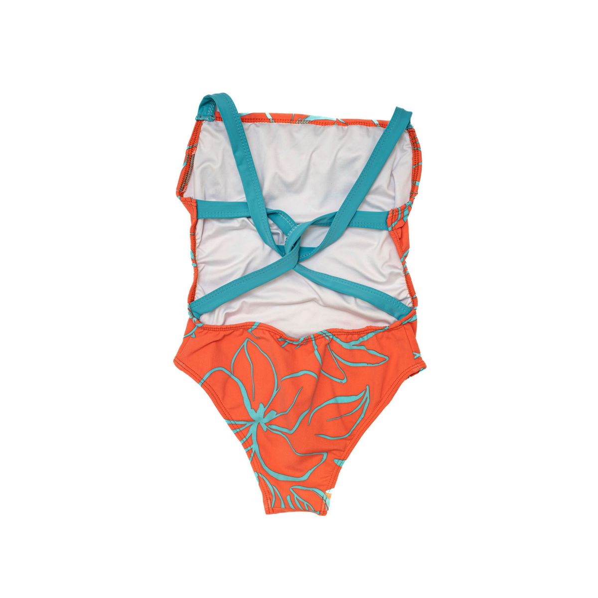 ALBERTINA - Traje De Baño Entero Coca Cruzado Niña Albertina