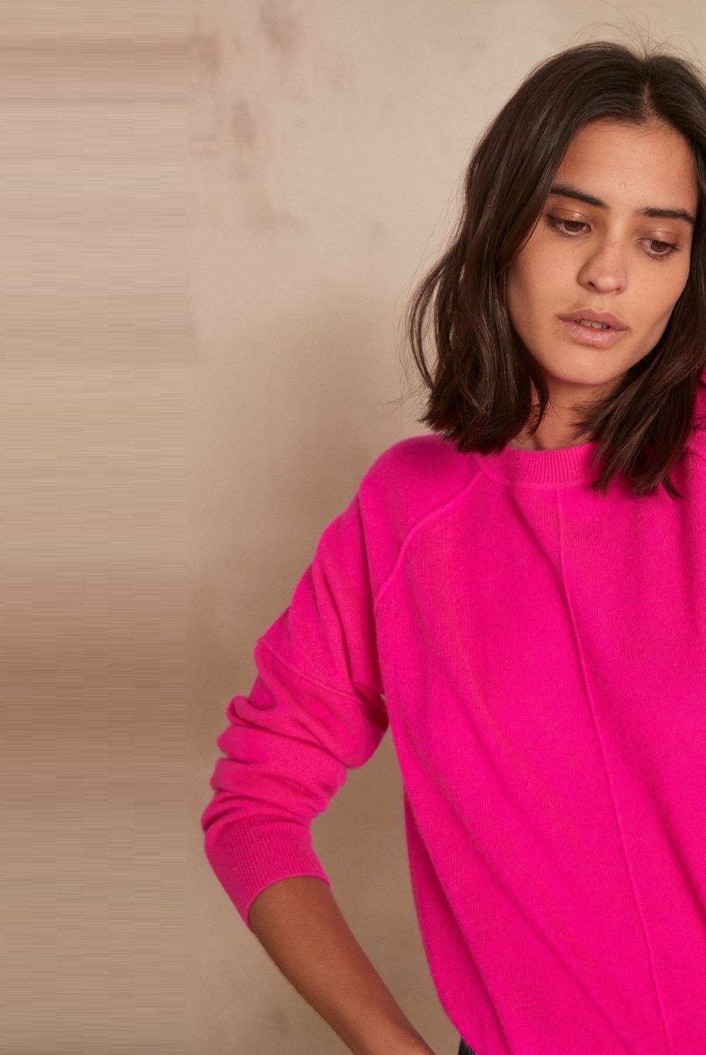 MAISON 123 - Sweater Manga Larga Cachemira Mujer 123