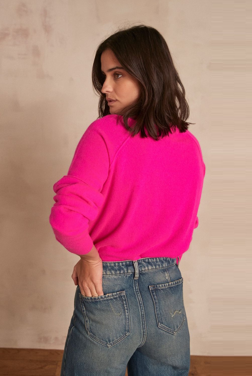 MAISON 123 - Sweater Manga Larga Cachemira Mujer 123