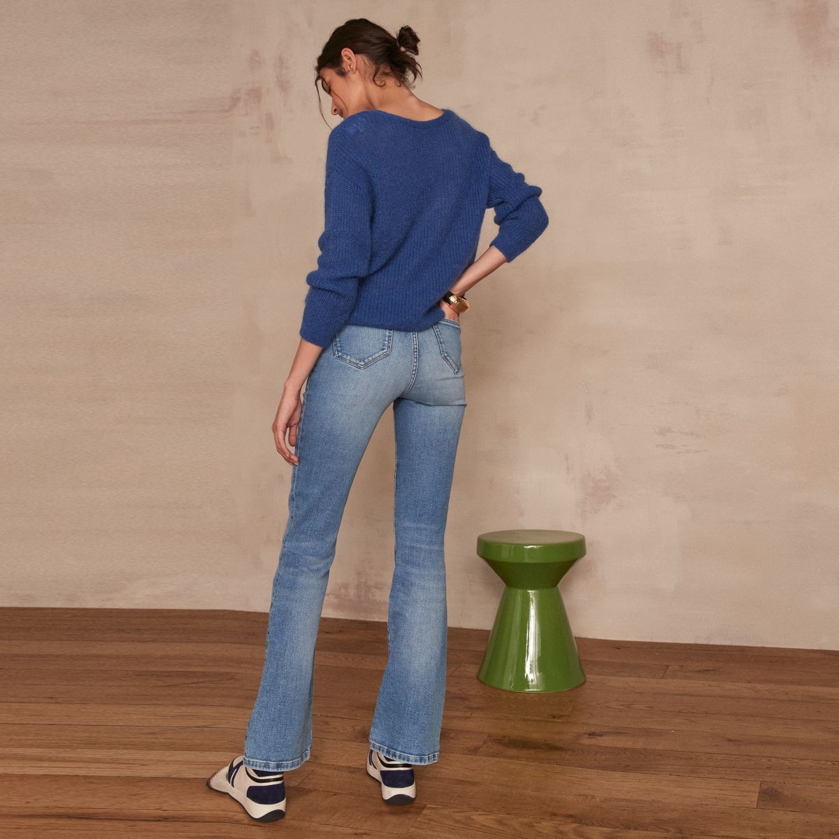 MAISON 123 - Jeans Flare Algodón Mujer 123