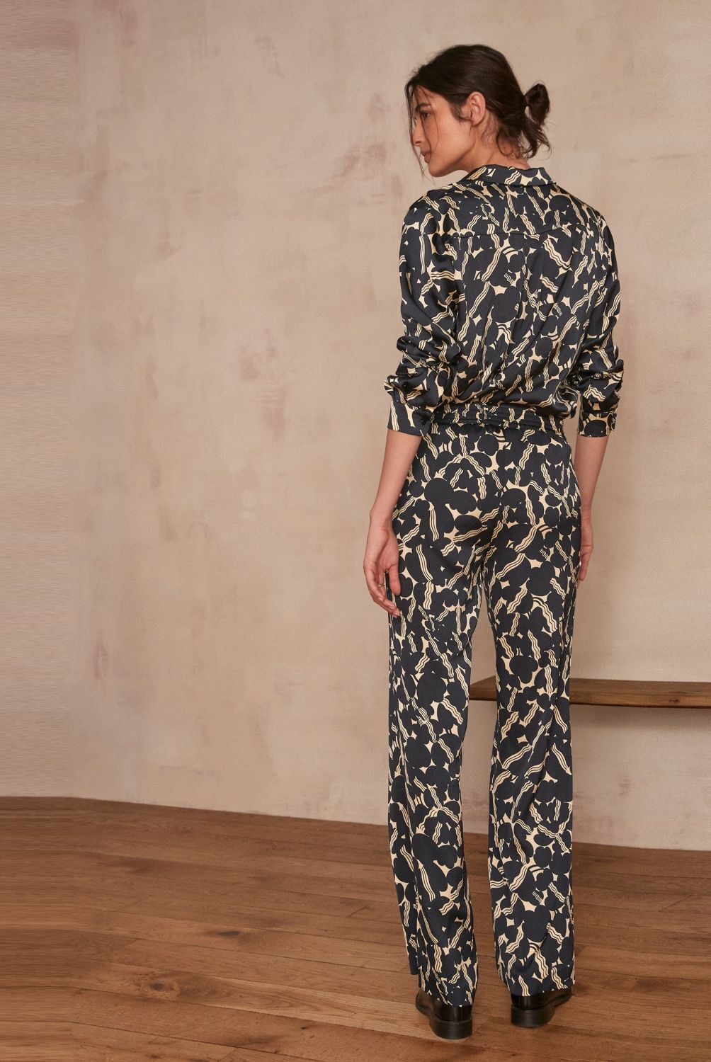 MAISON 123 - Pantalón Rectos Mujer 123
