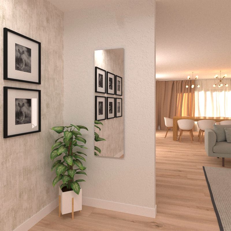 TUHOME - Espejo Amalfi Rectangular Vidrio Tuhome