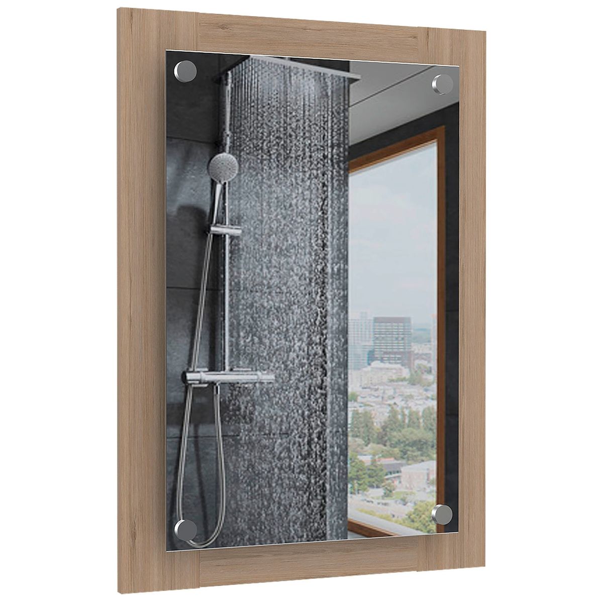 TUHOME - Espejo De Baño Vanguard Rovere Blanco Tuhome