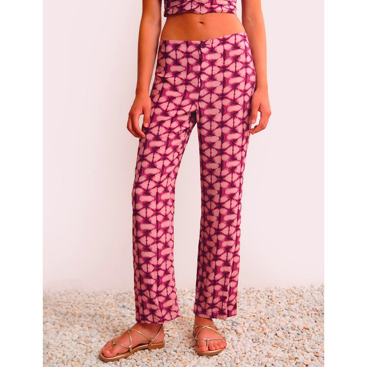 BROWNIE - Pantalón Estampado Mujer Brownie