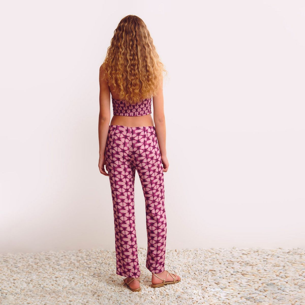 BROWNIE - Pantalón Estampado Mujer Brownie