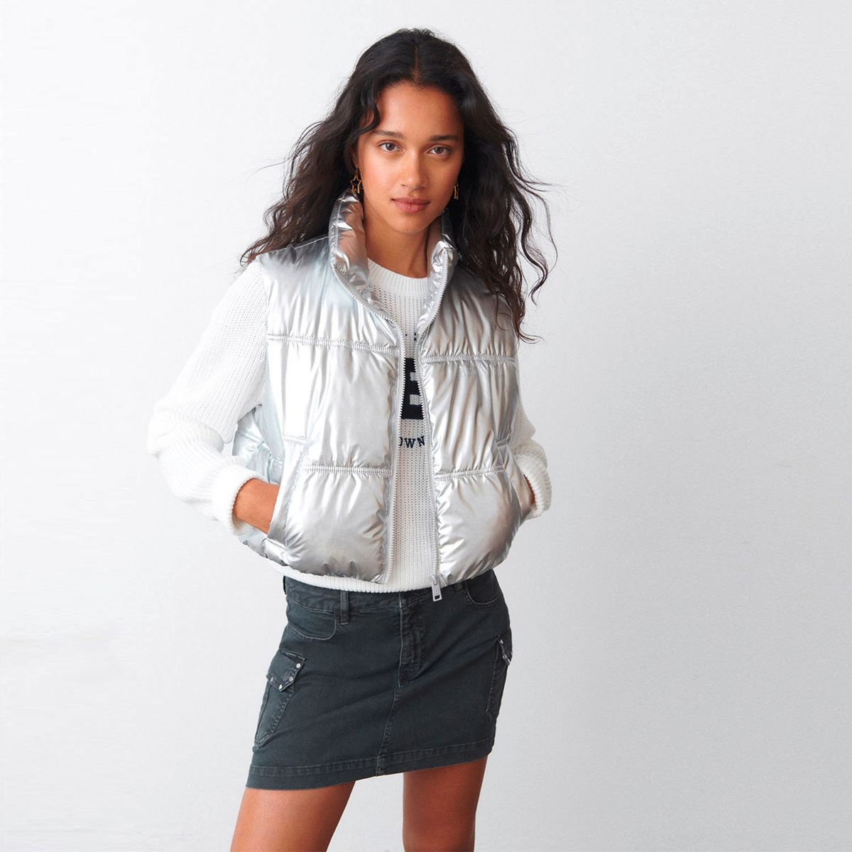 BROWNIE - Parka Acolchado Vinilado Mujer Brownie