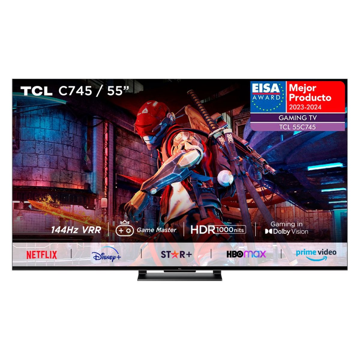 TCL - QLED Smart Tv 55" C745 4K Ultra HD Google TV TCL