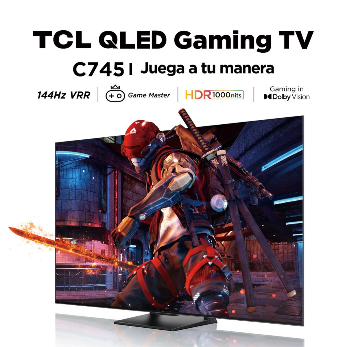 TCL - QLED Smart Tv 55" C745 4K Ultra HD Google TV TCL
