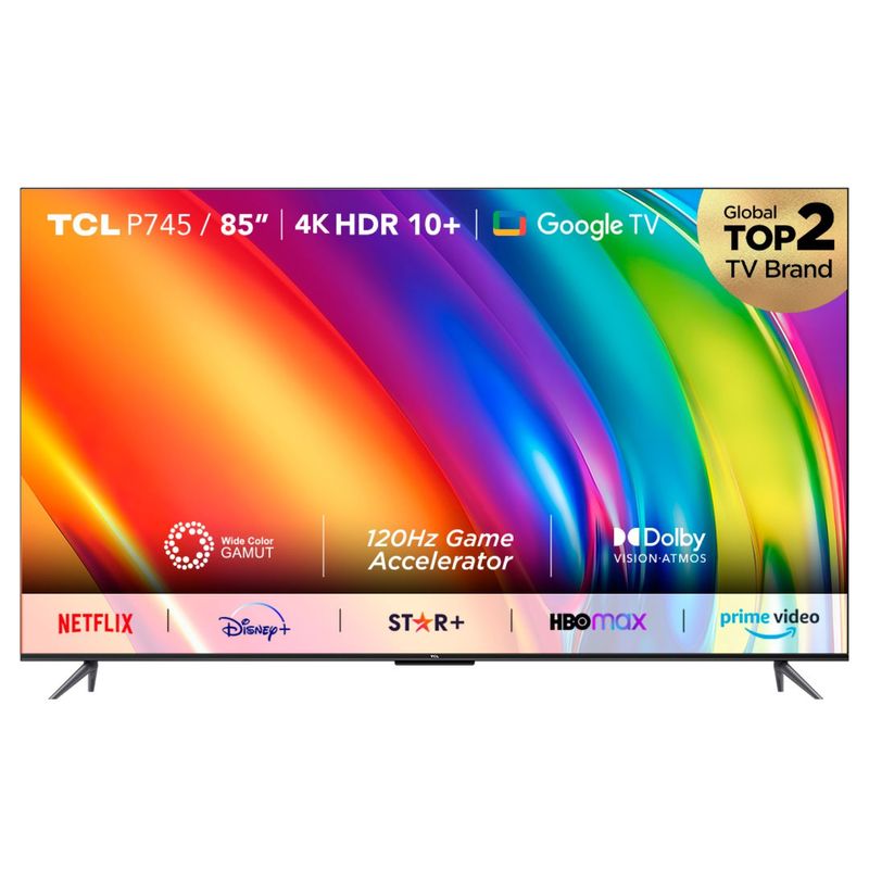 TCL - LED Smart TV 85" 85P745 4K Súper Ultra HD Android TCL